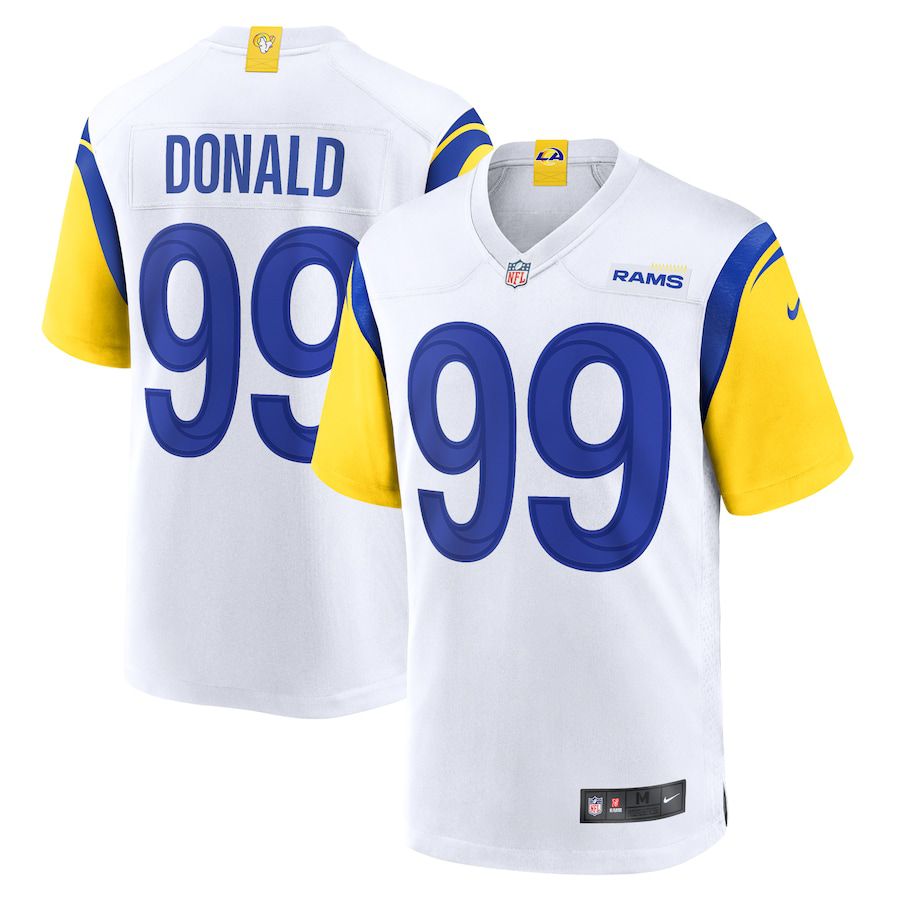 Men Los Angeles Rams #99 Aaron Donald Nike White Alternate Game NFL Jersey->miami dolphins->NFL Jersey